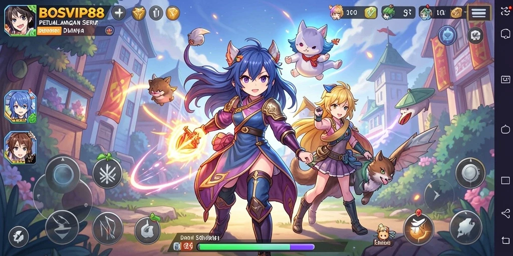 Tampilan gameplay seru dari BOSVIP88 yang memukau.
