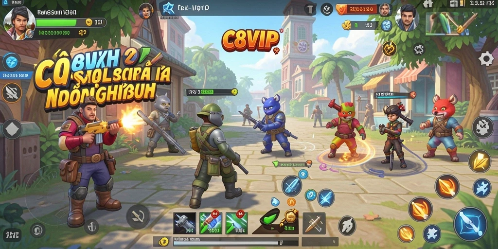 Tampilan menarik dari gameplay C8VIP yang menyenangkan.