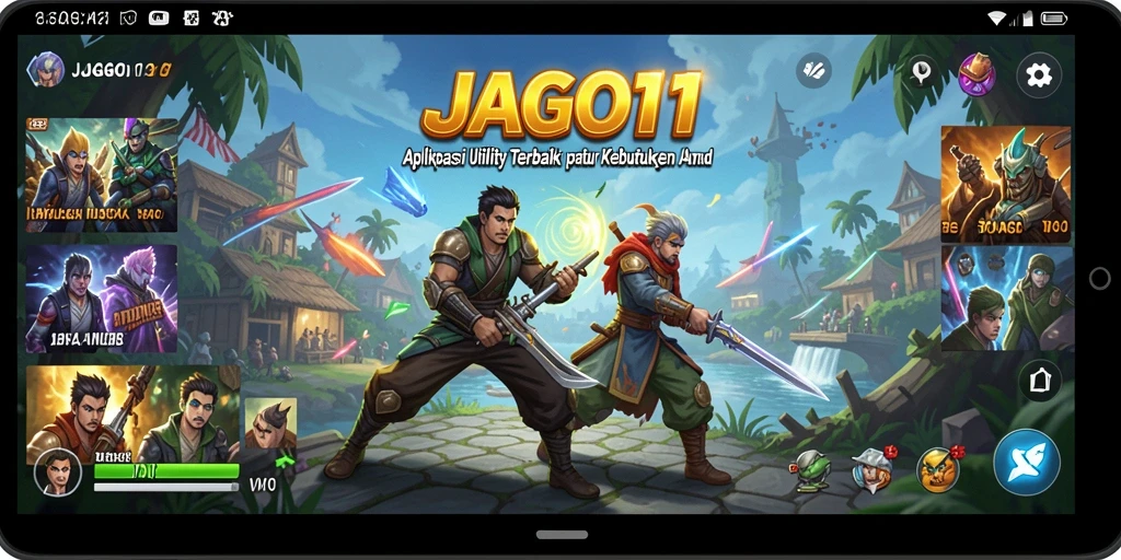 Screenshot utama JAGO11 menunjukkan antarmuka yang bersih dan fungsional.