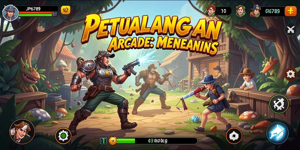 Tampilan gameplay <strong>JP6789</strong> yang penuh aksi dan tantangan arcade.