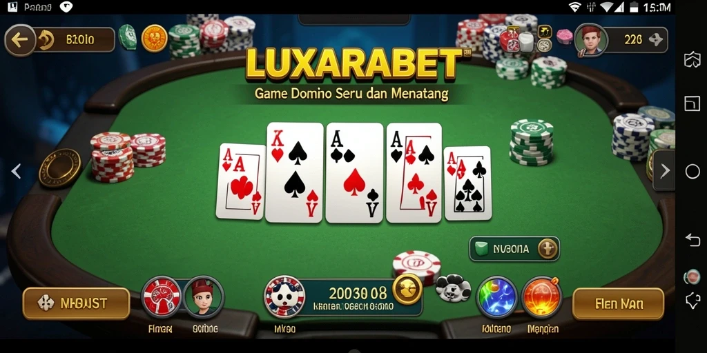 Tampilan gameplay seru dan menantang di LUXARABET.
