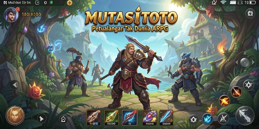 Screenshot gameplay yang menunjukkan aksi seru dalam MUTASITOTO.