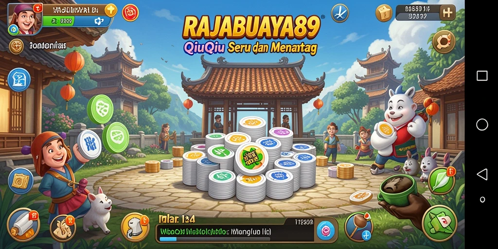 Gameplay seru RAJABUAYA89 dalam permainan QiuQiu.