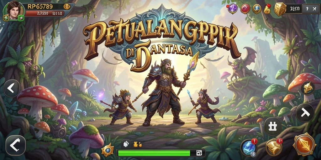 Screenshot menampilkan aksi seru dalam pertarungan RPG di RP6789.