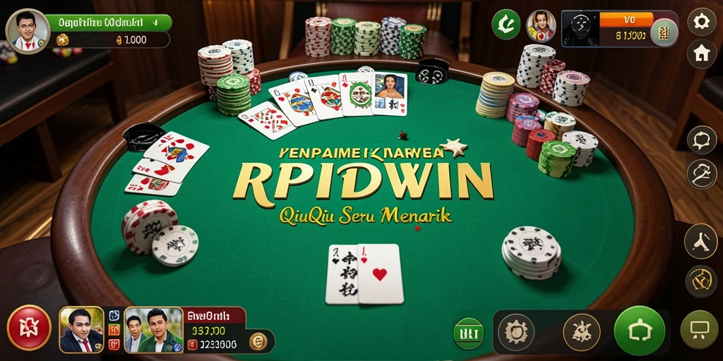 Screenshot utama RPIDWIN menampilkan gameplay QiuQiu yang menarik.