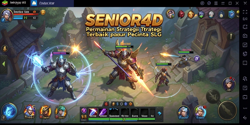 Tampilan screenshot gameplay SENIOR4D yang menarik dan penuh strategi.