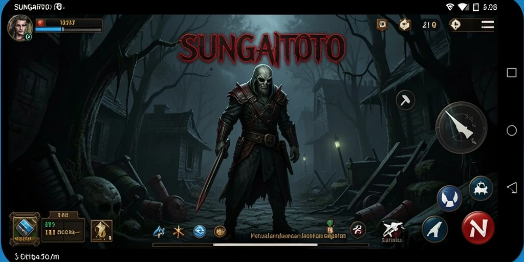 Gameplay SUNGAITOTO yang penuh ketegangan dan kegelapan.