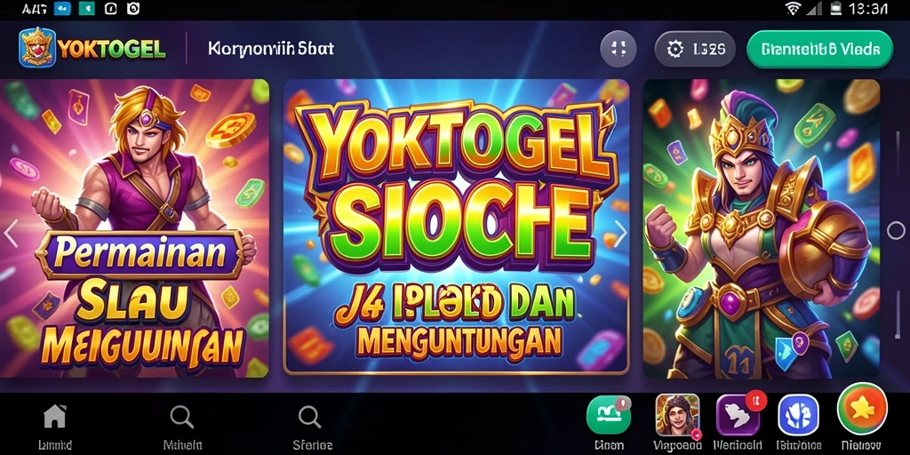 Tampilan gameplay menawan dalam YOKTOGEL yang menghadirkan keseruan Slot.